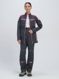 Куртка женская ProfLineSpecialist (тк.Смесовая,240), серый/розовый