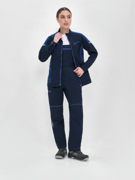 Полукомбинезон женский ProfLineSpecialist (тк.Смесовая,240), т.синий/васильковый